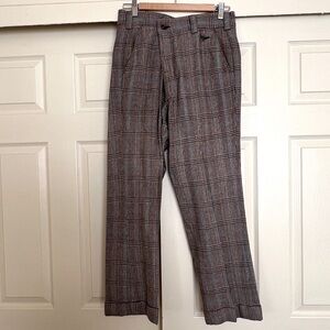 Vintage Remade Plaid Crossover Pants